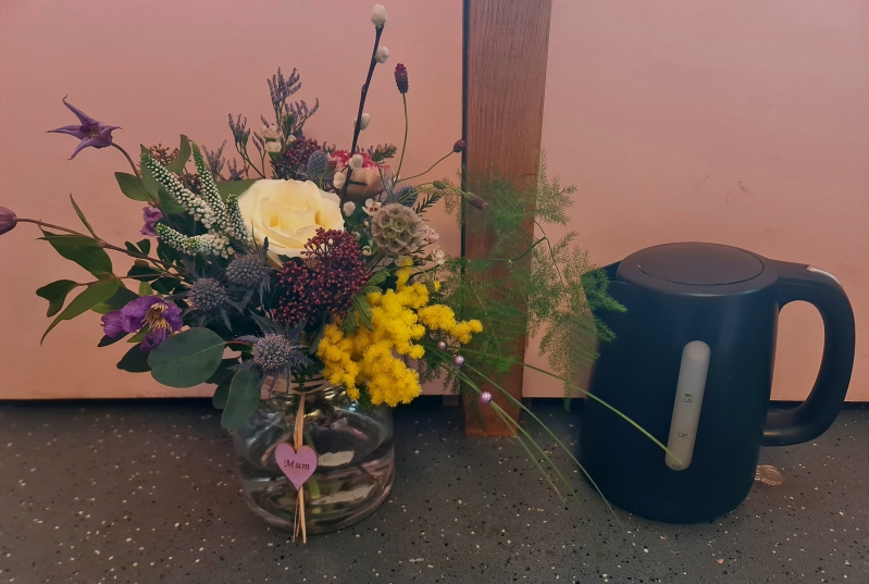 Country Garden Mothers Day Apothecary Vase