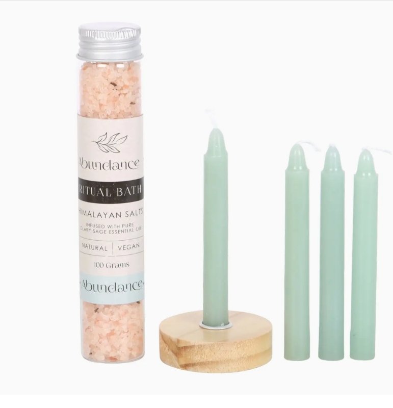Himalayan Bath Salts & Candle Set