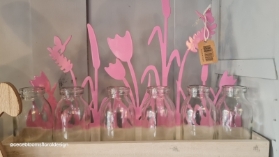 Glass Milk Bottle Tray