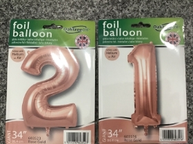 Large Numbered Balloon