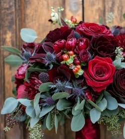 Red rose mixed Valentine Bouquet